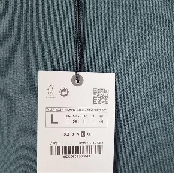 ZARA Ottoman cropped top NWT - Picture 6 of 6